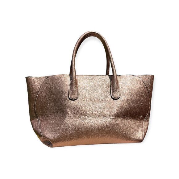 Gold Holiday Glitz PU Hobo Tote Shoulder Satchel Bag - Picture 3 of 10